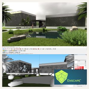 آشنایی با Enscape برای SketchUp